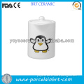 porcelain white wholesale high quality penguin tea pot